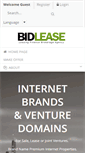 Mobile Screenshot of bidlease.com